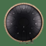 Oceľový bubon s oceľovými jazýčkami, uhlíková oceľ, 15 tónov, 32 cm – C dur – 11 farieb