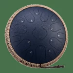 Oceľový bubon s oceľovými jazýčkami, uhlíková oceľ, 15 tónov, 36 cm – C dur – 11 farieb