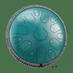 Oceľový bubon s oceľovými jazýčkami, uhlíková oceľ, 15 tónov, 36 cm – C dur – 11 farieb