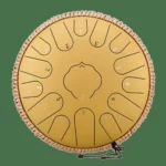 Oceľový bubon s oceľovými jazýčkami, uhlíková oceľ, 15 tónov, 32 cm – C dur – 11 farieb