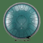 Oceľový bubon s oceľovými jazýčkami, uhlíková oceľ, 15 tónov, 32 cm – C dur – 11 farieb
