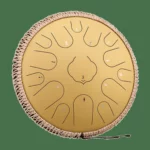 Oceľový bubon s oceľovými jazýčkami, uhlíková oceľ, 15 tónov, 36 cm – C dur – 11 farieb