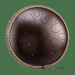 Oceľový bubon s oceľovými jazýčkami, uhlíková oceľ, 15 tónov, 36 cm – C dur – 11 farieb