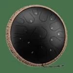 Oceľový bubon s oceľovými jazýčkami, uhlíková oceľ, 15 tónov, 36 cm – C dur – 11 farieb