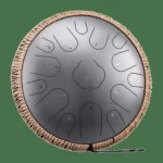 Oceľový bubon s oceľovými jazýčkami, uhlíková oceľ, 15 tónov, 36 cm – C dur – 11 farieb